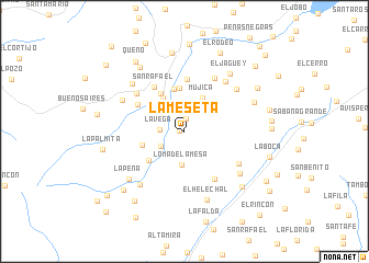 map of La Meseta