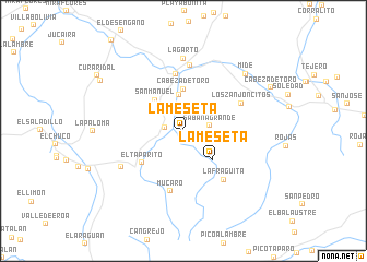 map of La Meseta