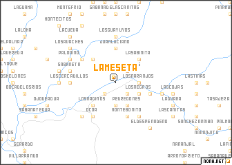 map of La Meseta