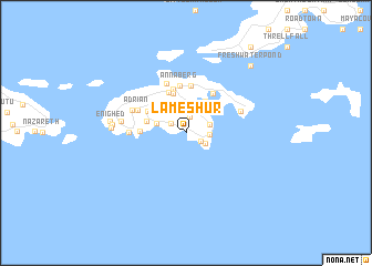 map of Lameshur