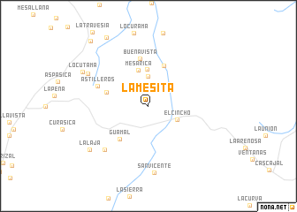 map of La Mesita