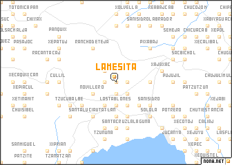 map of La Mesita