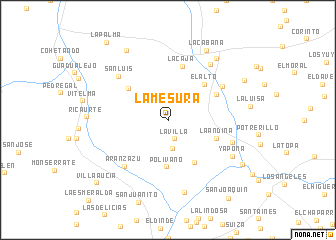 map of La Mesura