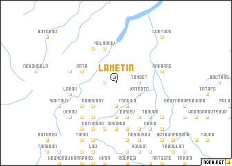 map of Lametin