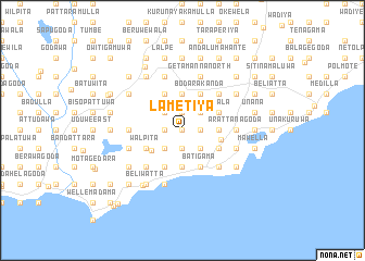 map of Lametiya