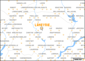 map of La Meynie