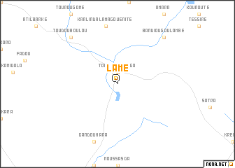 map of Lamé