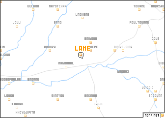map of Lamé