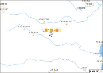 map of Lamiawan