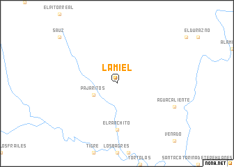 map of La Miel