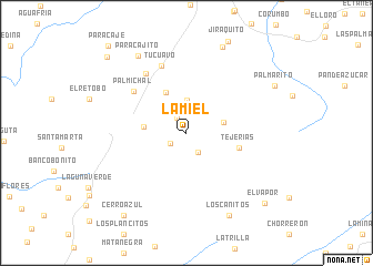 map of La Miel