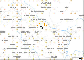 map of La Miel