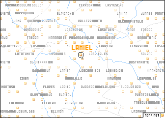 map of La Miel