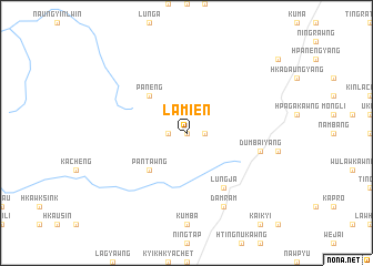 map of Lamien