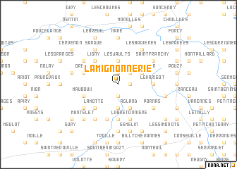 map of La Mignonnerie