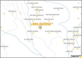 map of La Milagrosa