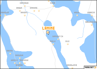 map of Lamimé