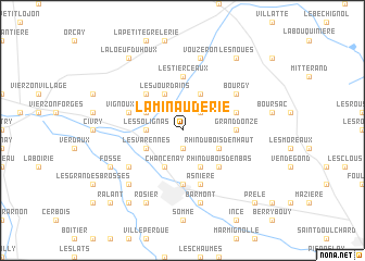 map of La Minauderie
