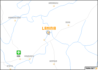 map of Laminia