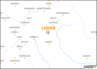 map of Laminia