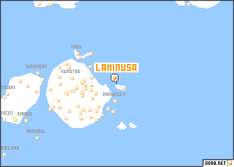 map of Laminusa