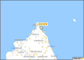 map of La Mira