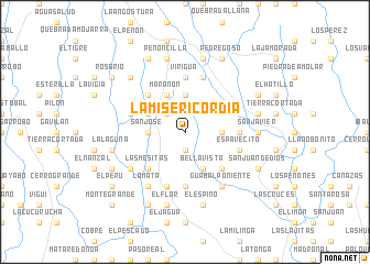 map of La Misericordia