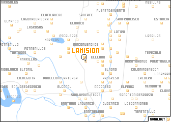 map of La Misión