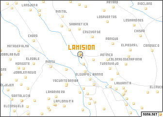 map of La Misión