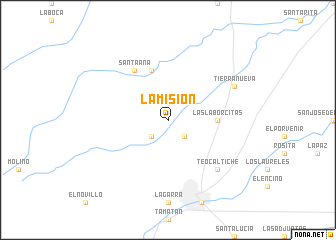 map of La Misión