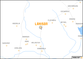 map of Lamison
