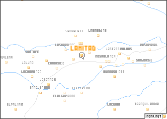 map of La Mitad