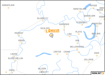 map of Lamkin