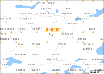 map of Lamkowo