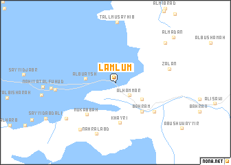 map of Lamlūm