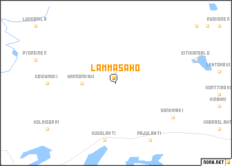 map of Lammasaho