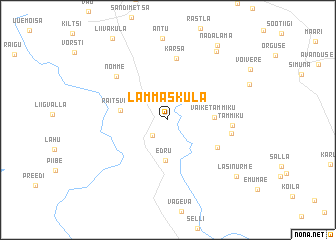 map of Lammasküla