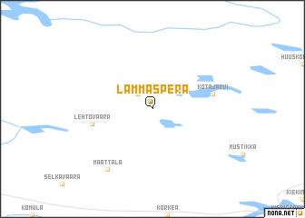 map of Lammasperä