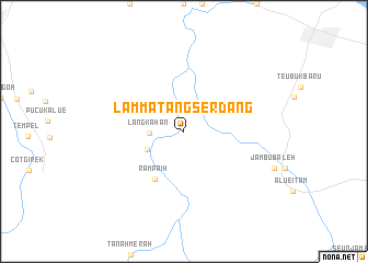 map of Lam Matang Serdang