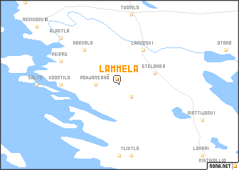 map of Lammela