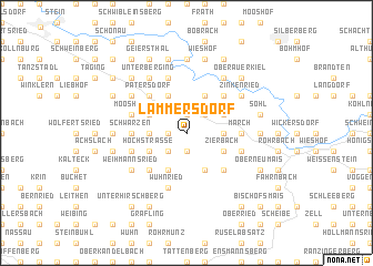 map of Lämmersdorf
