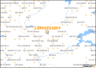 map of Lammersdorf