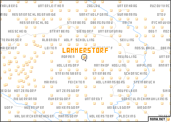 map of Lämmerstorf