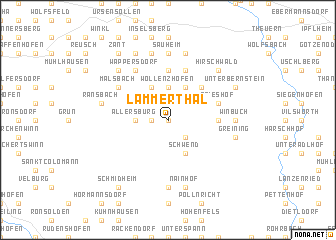 map of Lammerthal