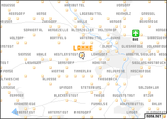 map of Lamme