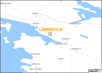 map of Lamminkylä