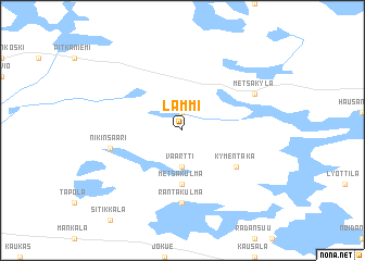 map of Lammi