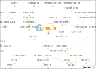 map of La Mocha