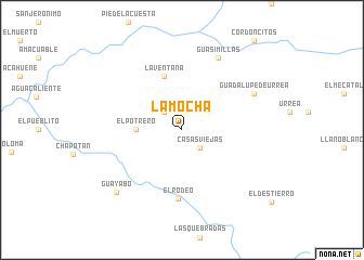 map of La Mocha