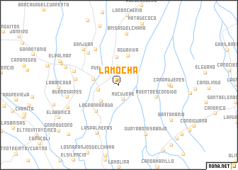 map of La Mocha